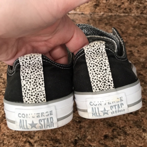 CONVERSE CTAS Women Black double tongue Grey Low Top Canvas | 9 - Picture 5 of 12